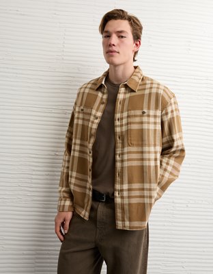 AE Textured Flannel Shirt