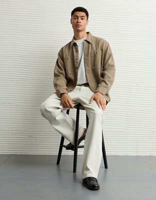 AE Textured Flannel Shirt