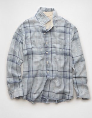 AE Textured Flannel Shirt