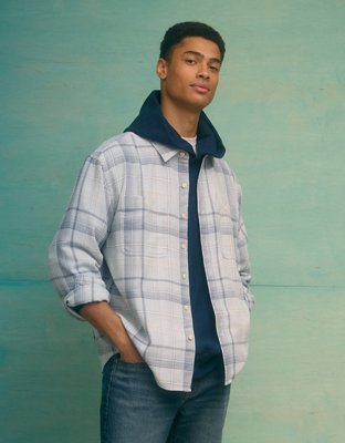 AE Textured Flannel Shirt