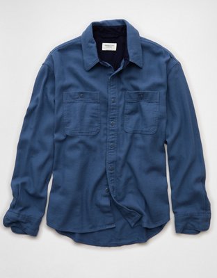 AE Textured Flannel Shirt