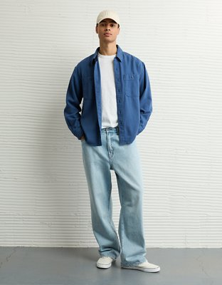 AE Textured Flannel Shirt