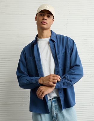 Chemise en flanelle texturée AE