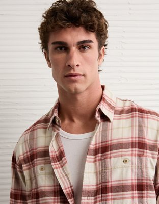 AE Relaxed Fit Everyday Flannel Shirt