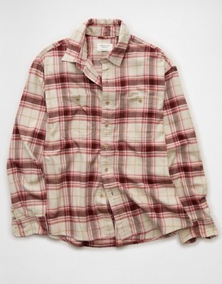 AE Relaxed Fit Everyday Flannel Shirt