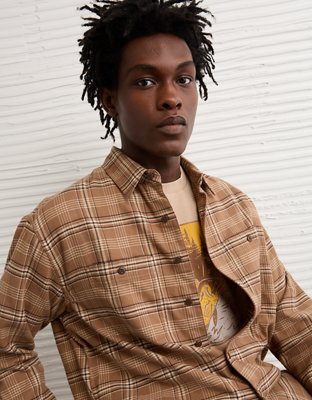 AE Relaxed Fit Everyday Flannel Shirt