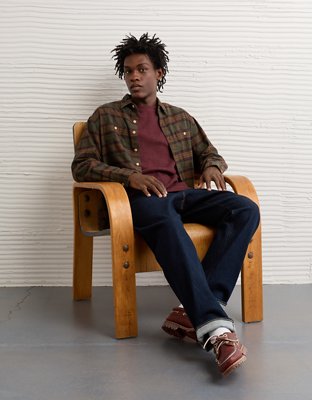 AE Relaxed Fit Everyday Flannel Shirt