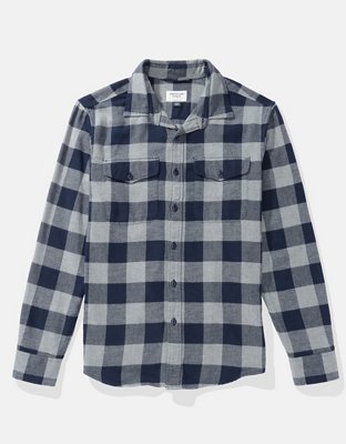 AE Relaxed Fit Everyday Flannel Shirt