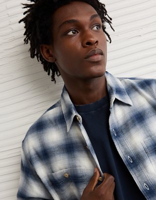 AE Relaxed Fit Everyday Flannel Shirt