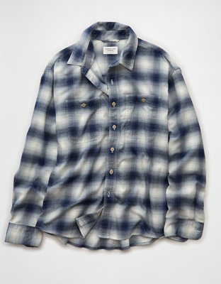 AE Relaxed Fit Everyday Flannel Shirt