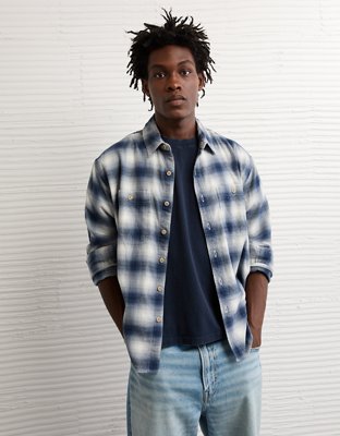 AE Relaxed Fit Everyday Flannel Shirt