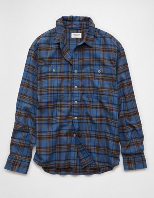 AE Relaxed Fit Everyday Flannel Shirt