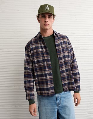 AE Relaxed Fit Everyday Flannel Shirt