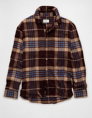 AE Relaxed Fit Everyday Flannel Shirt