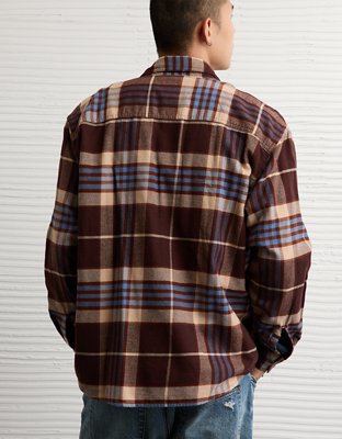 AE Relaxed Fit Everyday Flannel Shirt