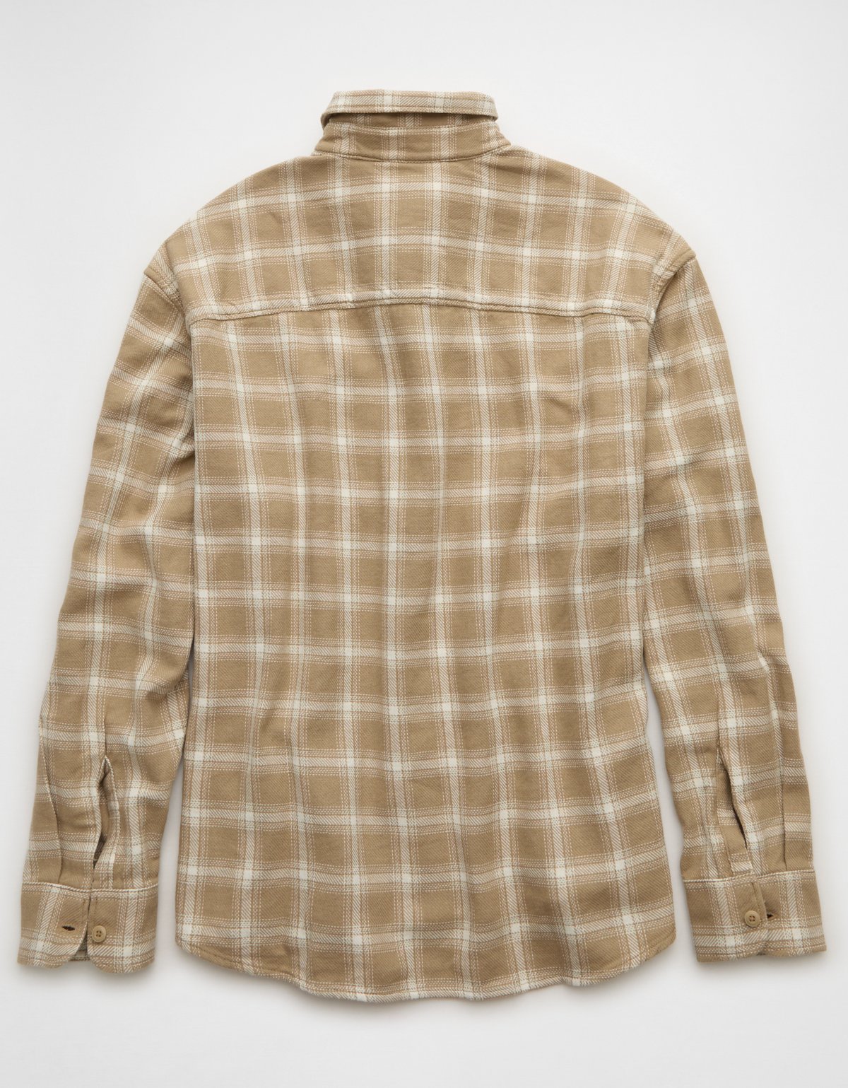 AE Boxy Fit Textured Flannel Shirt - image 5