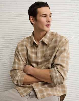 AE Boxy Lightweight Flannel Shirt