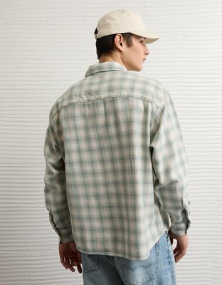 AE Boxy Lightweight Flannel Shirt