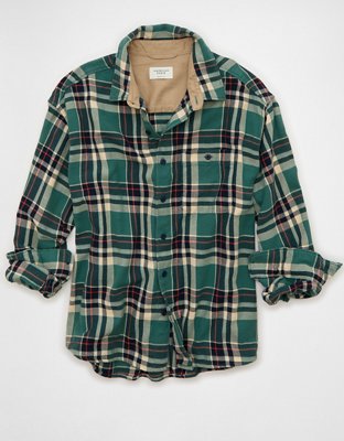 AE Boxy Lightweight Flannel Shirt