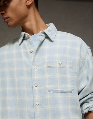 AE Boxy Lightweight Flannel Shirt