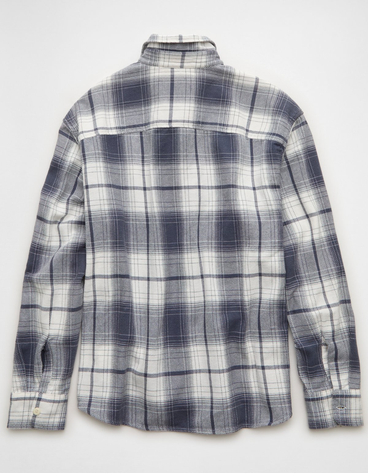 AE Boxy Fit Textured Flannel Shirt - image 4