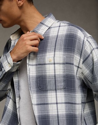 AE Boxy Lightweight Flannel Shirt