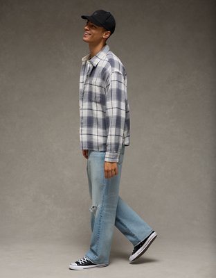 AE Boxy Lightweight Flannel Shirt