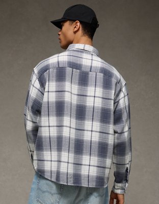 AE Boxy Lightweight Flannel Shirt