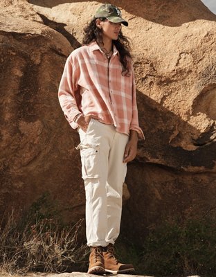 AE Boxy Lightweight Flannel Shirt