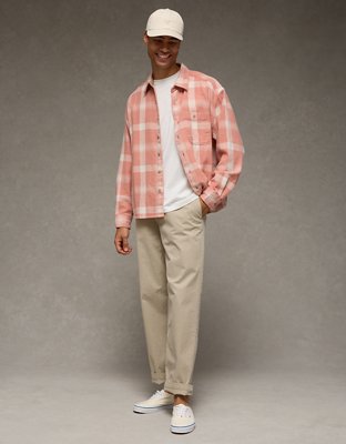 AE Boxy Lightweight Flannel Shirt
