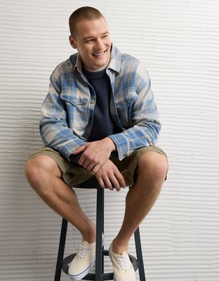 AE Boxy Flannel Shirt