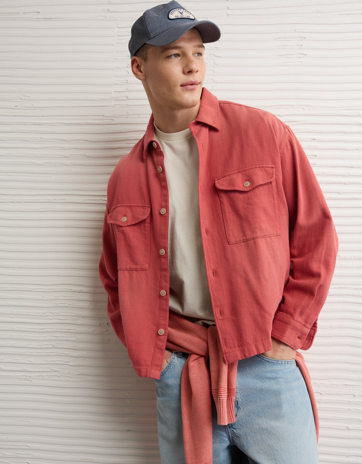 AE Boxy Flannel Shirt - image 2