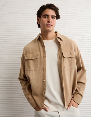 AE Boxy Everyday Flannel Shirt