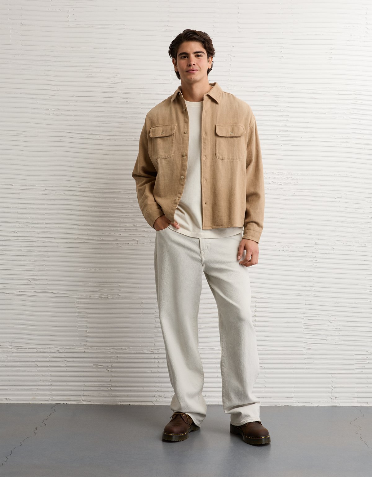 AE Boxy Lightweight Flannel Shirt - image 5
