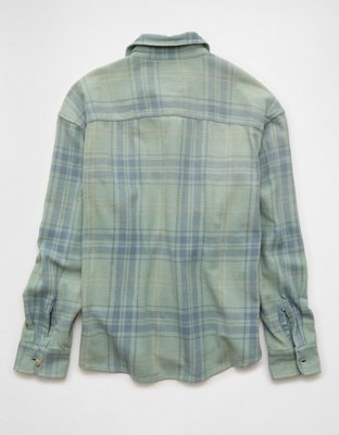 AE Boxy Lightweight Flannel Shirt