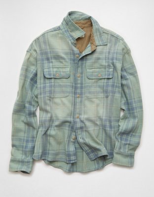 AE Boxy Everyday Flannel Shirt
