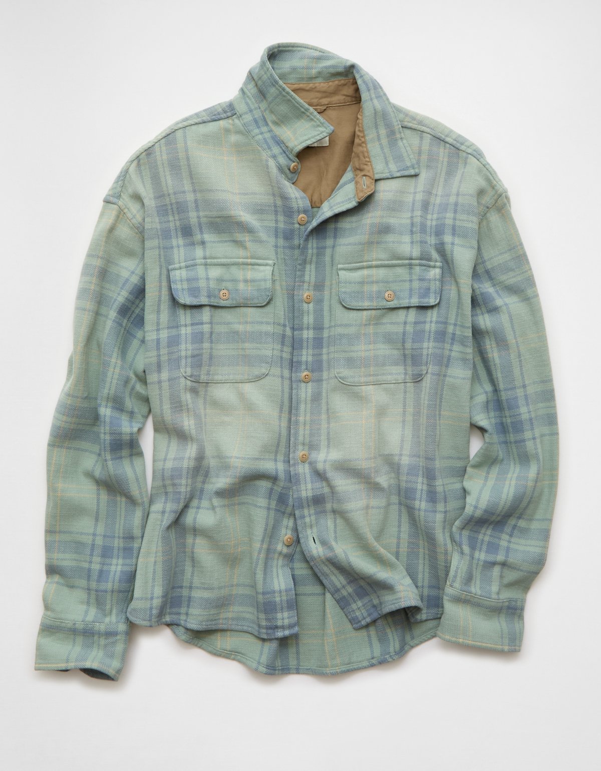 AE Boxy Lightweight Flannel Shirt - image 3