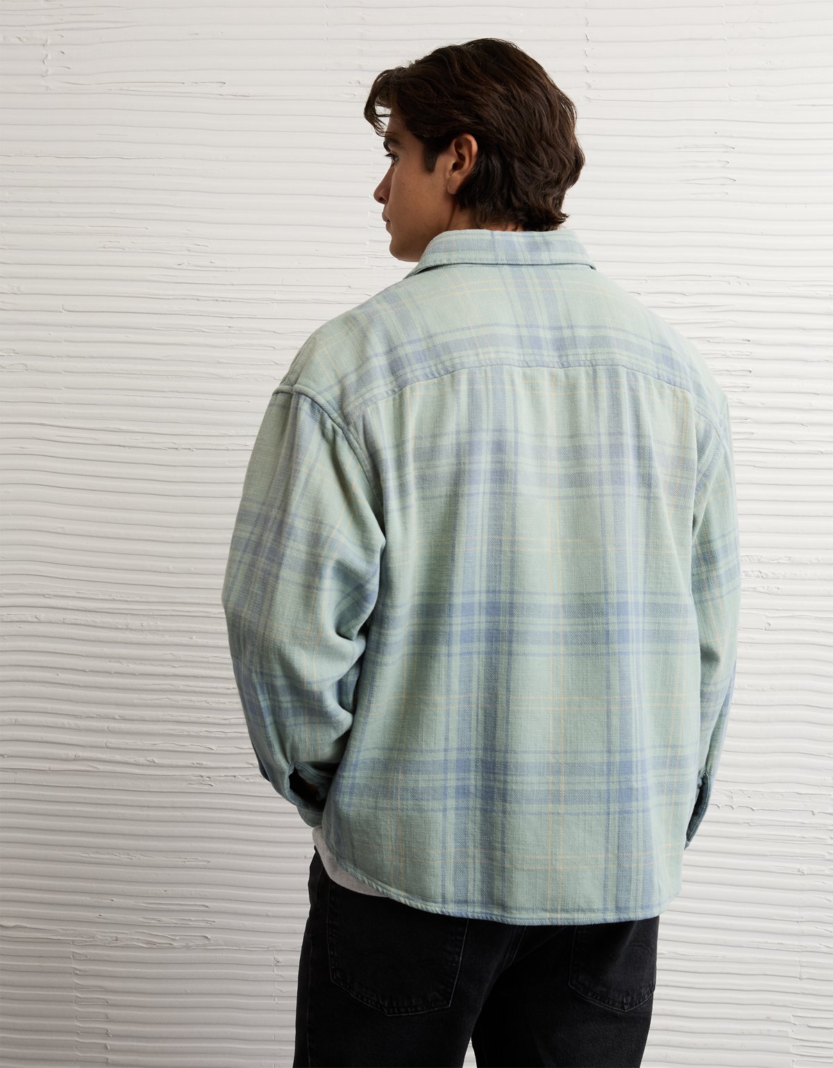 AE Boxy Lightweight Flannel Shirt - image 2