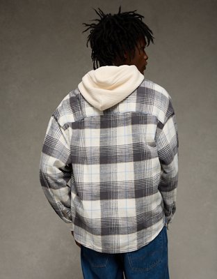 AE Boxy Flannel Shirt