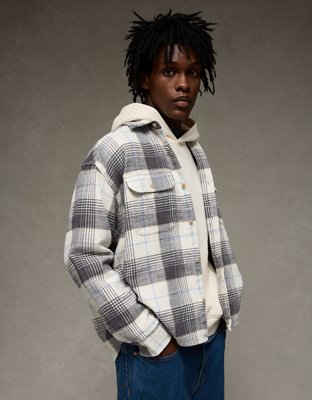 AE Boxy Flannel Shirt