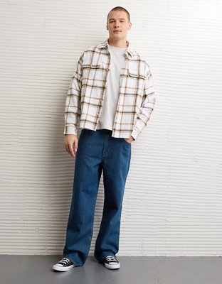 AE Boxy Everyday Flannel Shirt