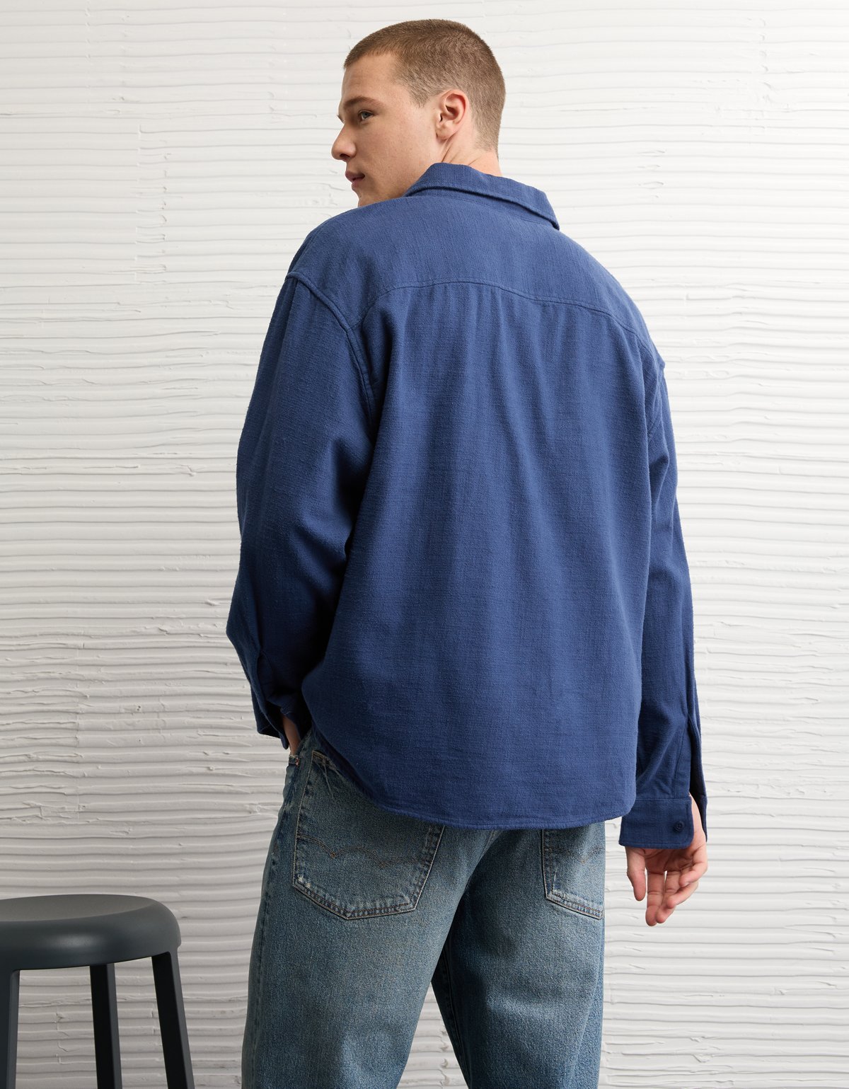 AE Boxy Flannel Shirt - image 2