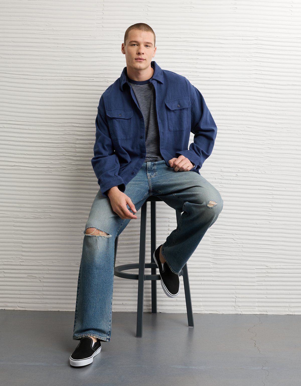 AE Boxy Flannel Shirt - image 5