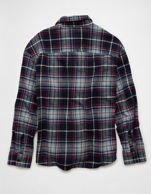 AE Boxy Everyday Flannel Shirt
