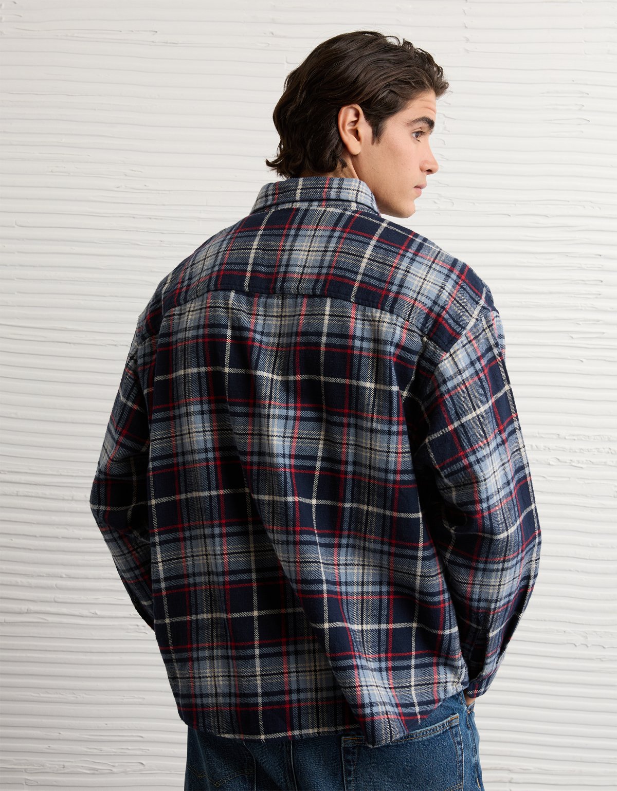 AE Boxy Flannel Shirt - image 2