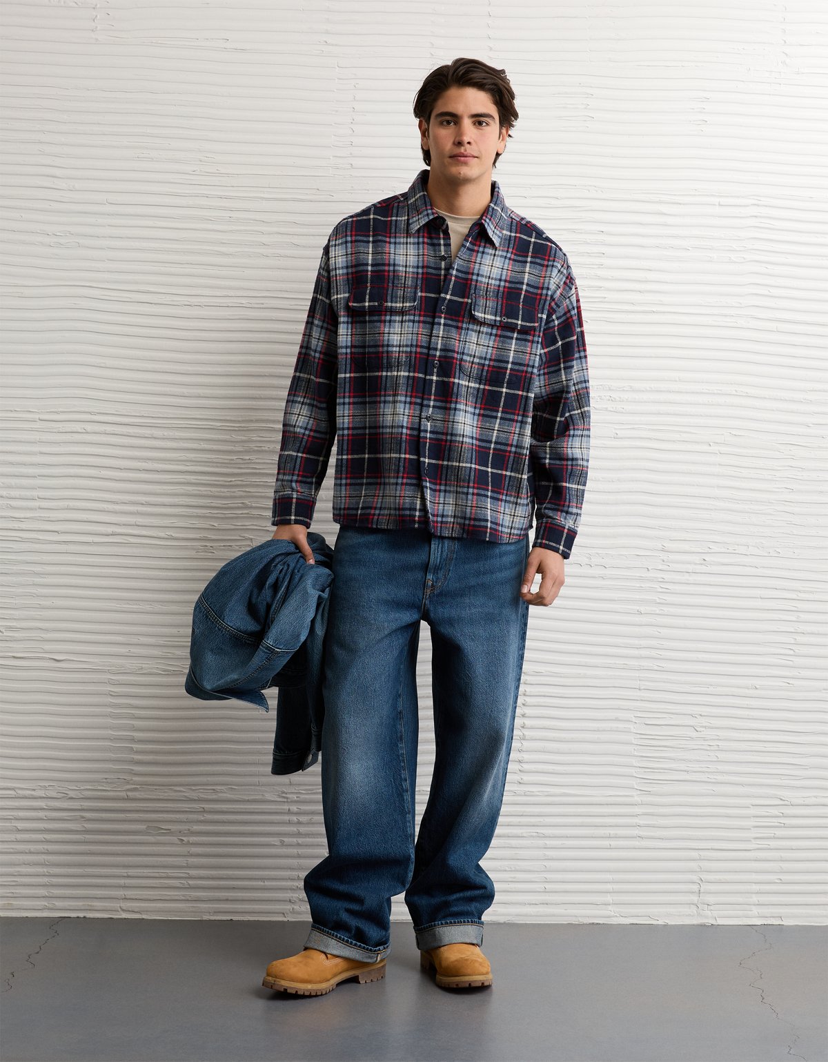 AE Boxy Flannel Shirt - image 5
