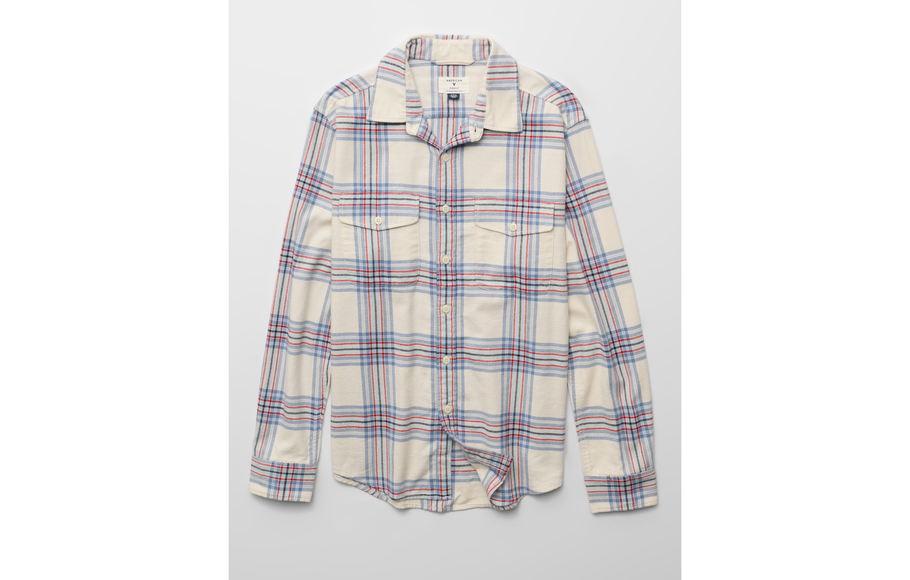 AE Relaxed Fit Everyday Flannel Shirt
