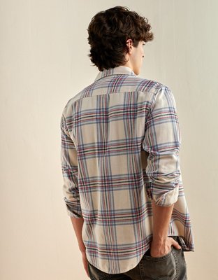 AE Relaxed Fit Everyday Flannel Shirt