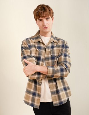 AE Relaxed Fit Everyday Flannel Shirt