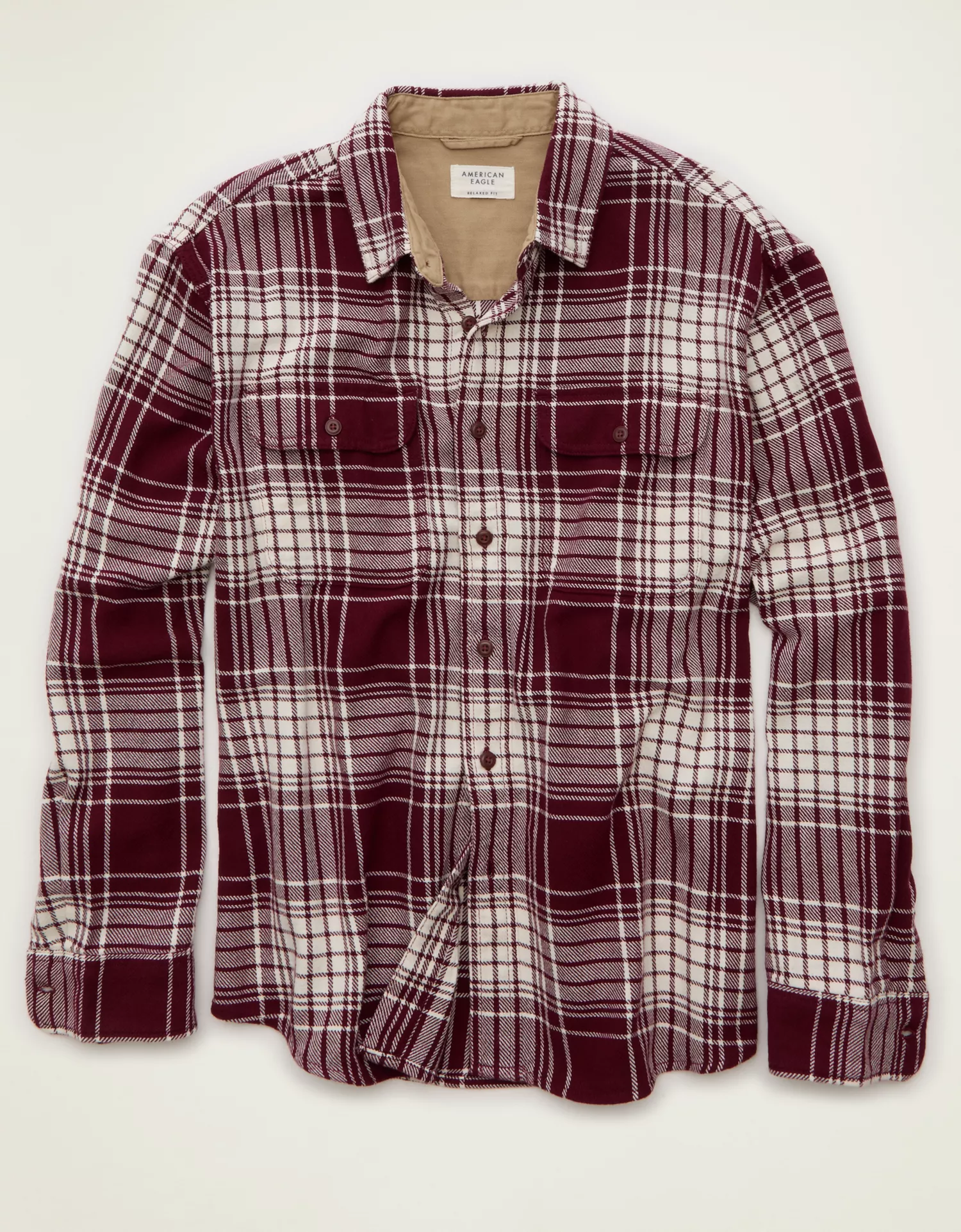 AE Relaxed Fit Textured Flannel Shirt - thumbnail 10